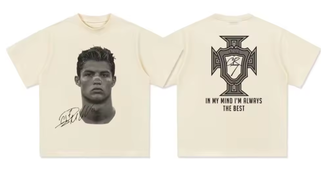 CAMISETA CR7 'OLD SCHOOL'