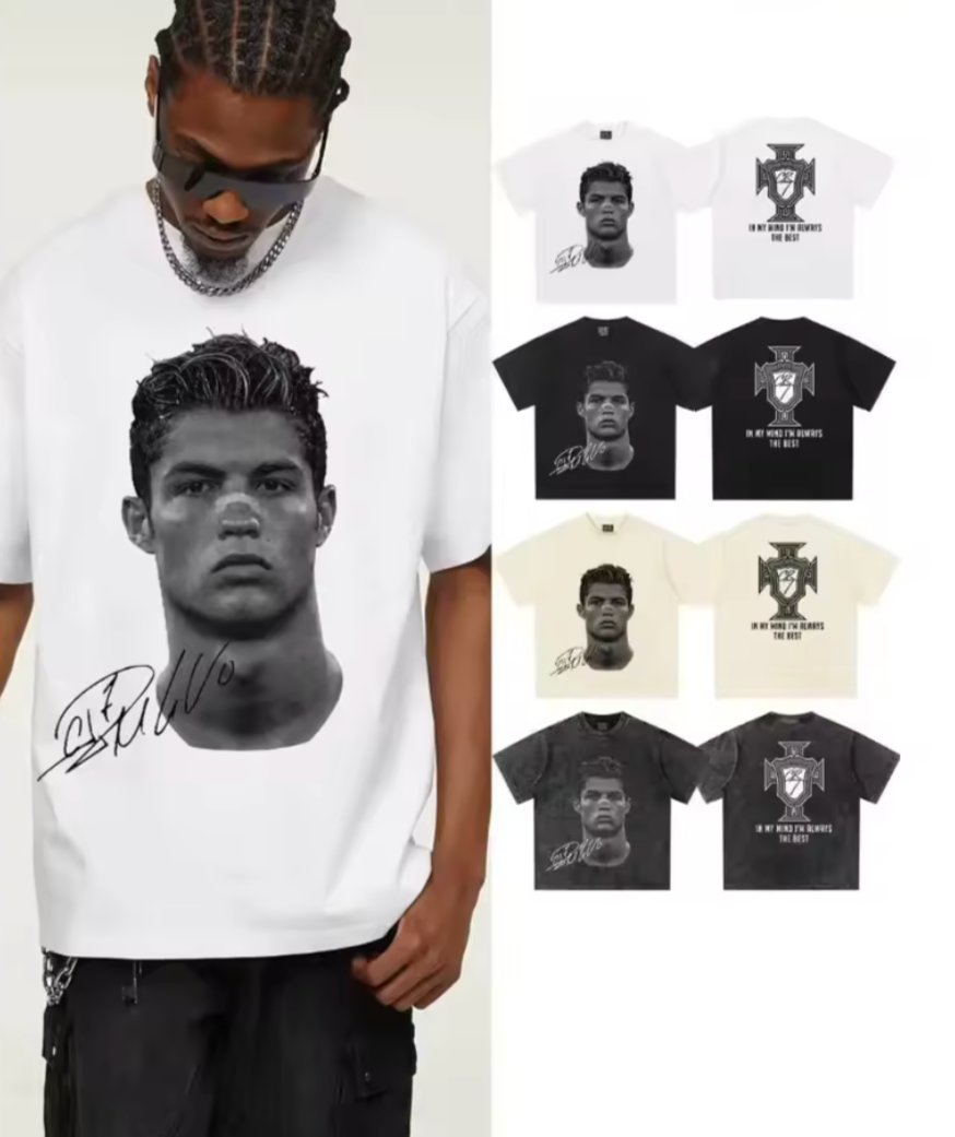 CAMISETA CR7 'OLD SCHOOL'